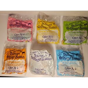 1992 McDonald's Happy Meal Halloween McNugget Nugget Buddies Set of 6